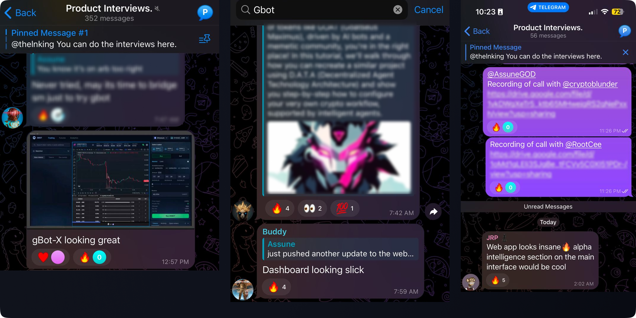 User feedback and testimonials