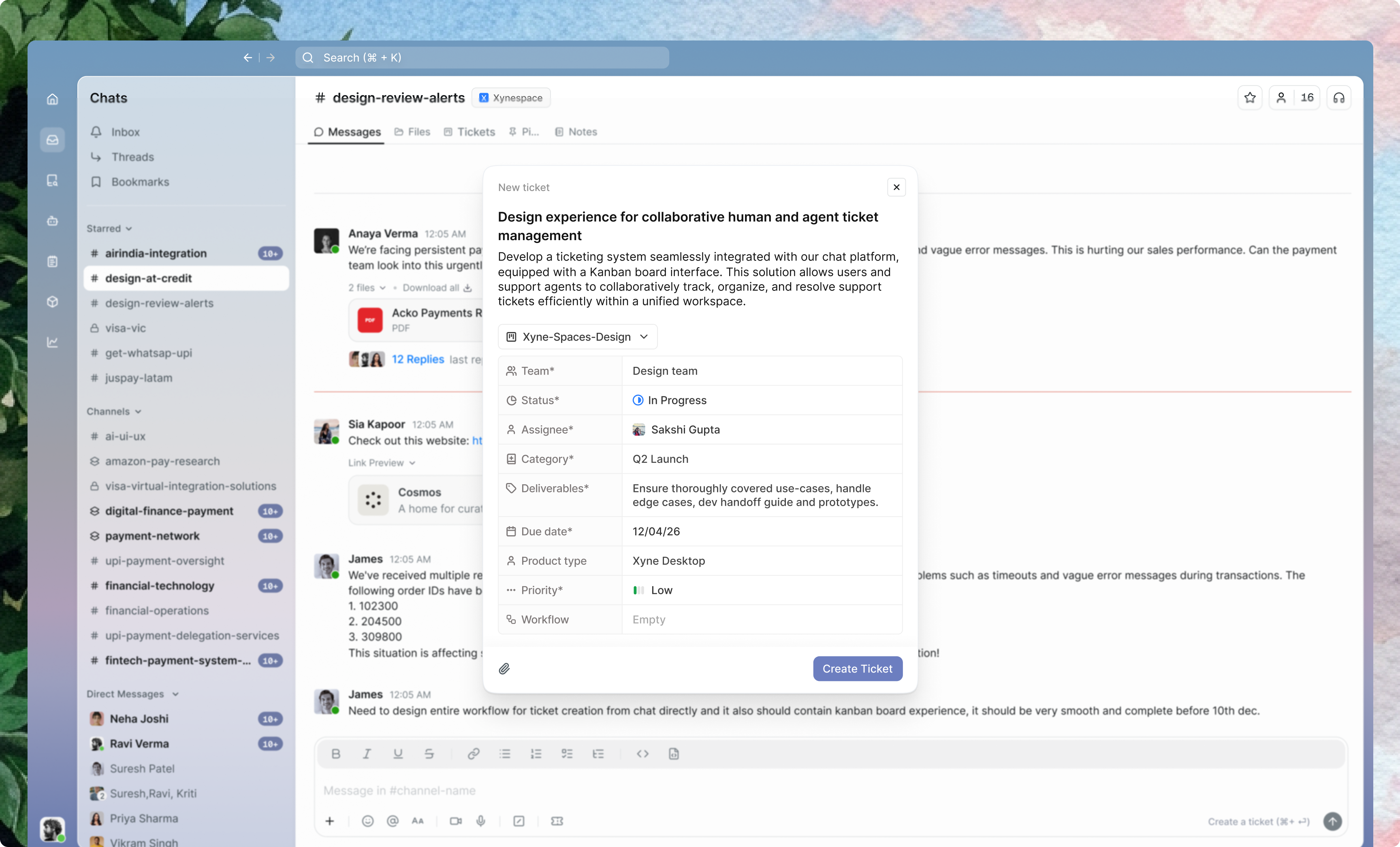 Designing a Flexible Ticketing Experience for Xyne Spaces
